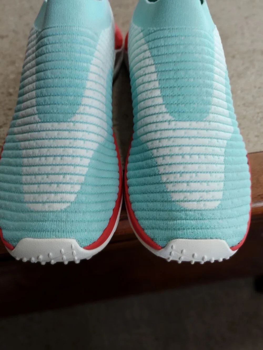 Merrell Woman's Slip On Range Shoes Mint Green, Burnt Red & Cream Size 10