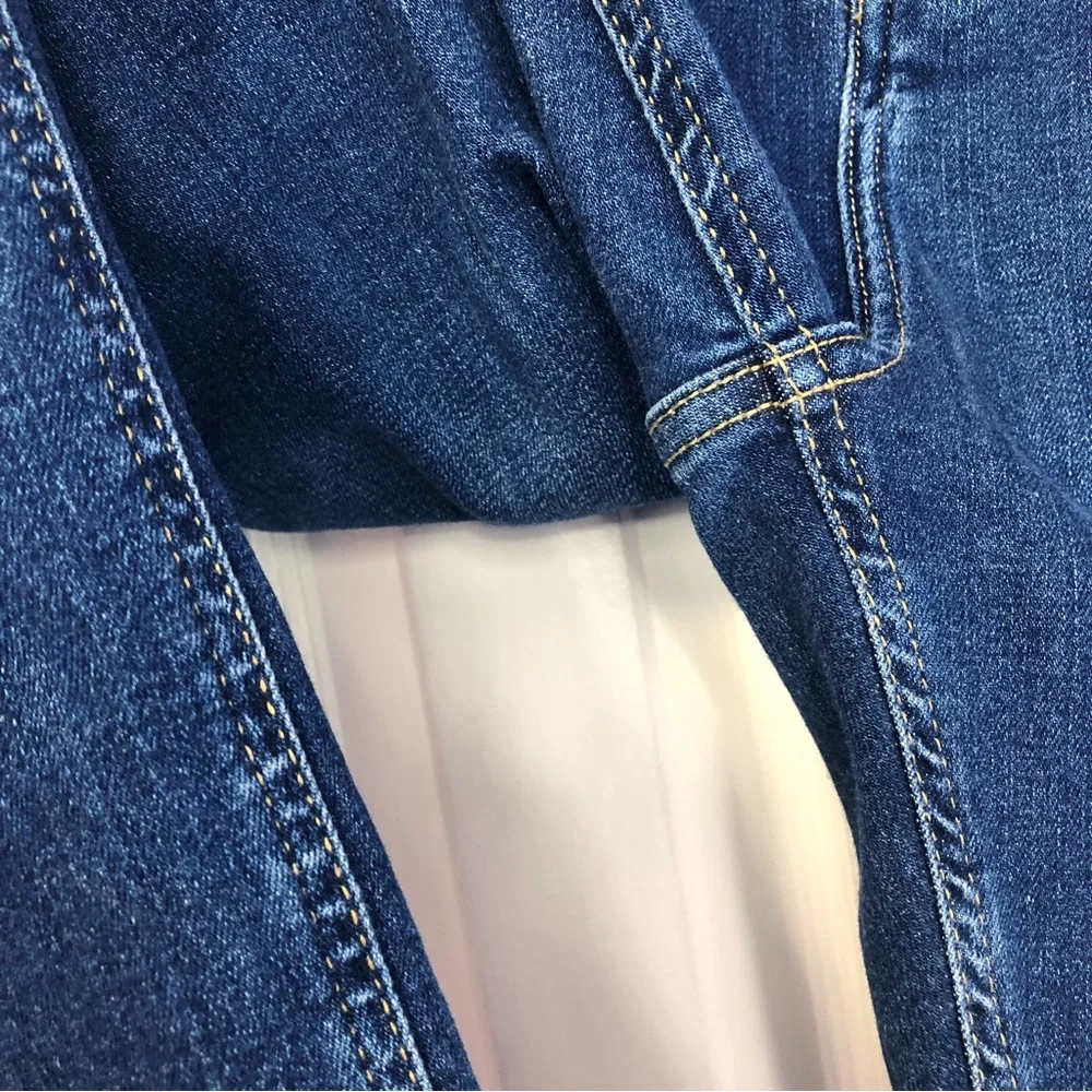 River Island Plus Dark Wash Denim High-Rise Skinny Ankle Jeans 14