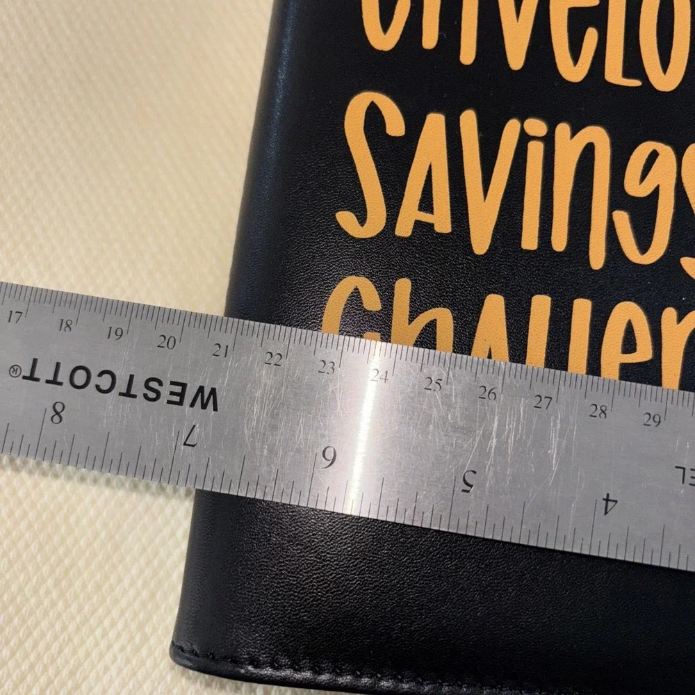 Money‎ Saving Binder 25 Card Sleeves 1-100 with Cash Envelopes Budget Planner
