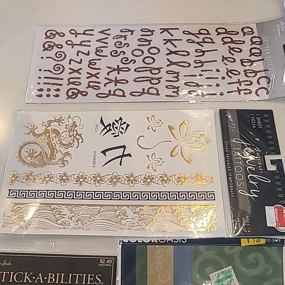 New Craft Sticker Bundle