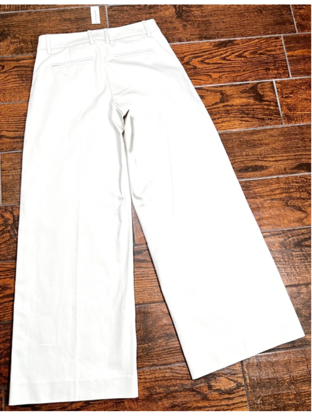 NWT Banana Republic Womans Pants Wide Leg Pants Size 4 Beige Cream