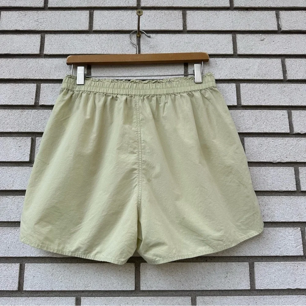 Madewell Pull-On Shorts in Signature Popin Faded Seagrass Pistachio Sage Green S