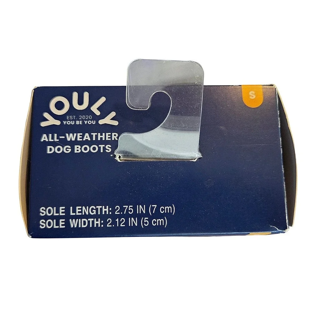 Youly All Weather Dog Boots Size Small