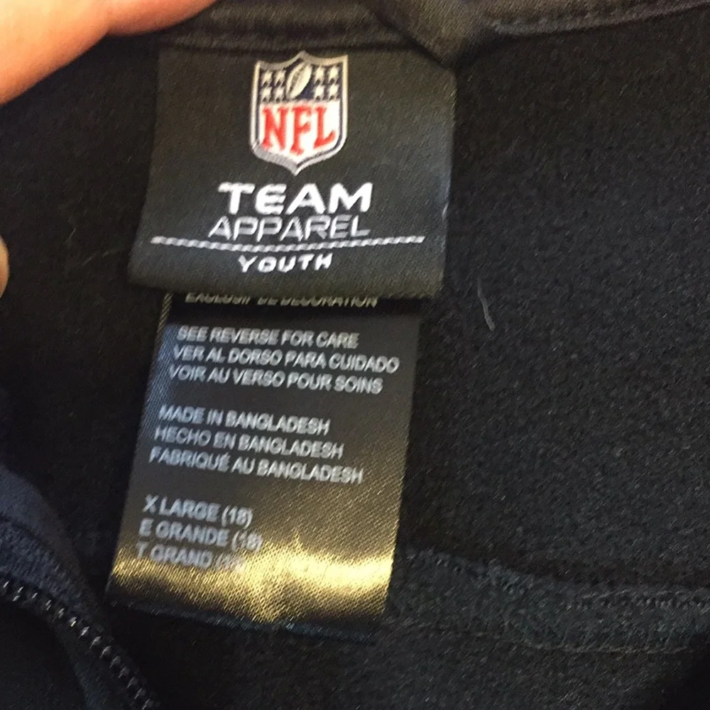 NFL team apparel
