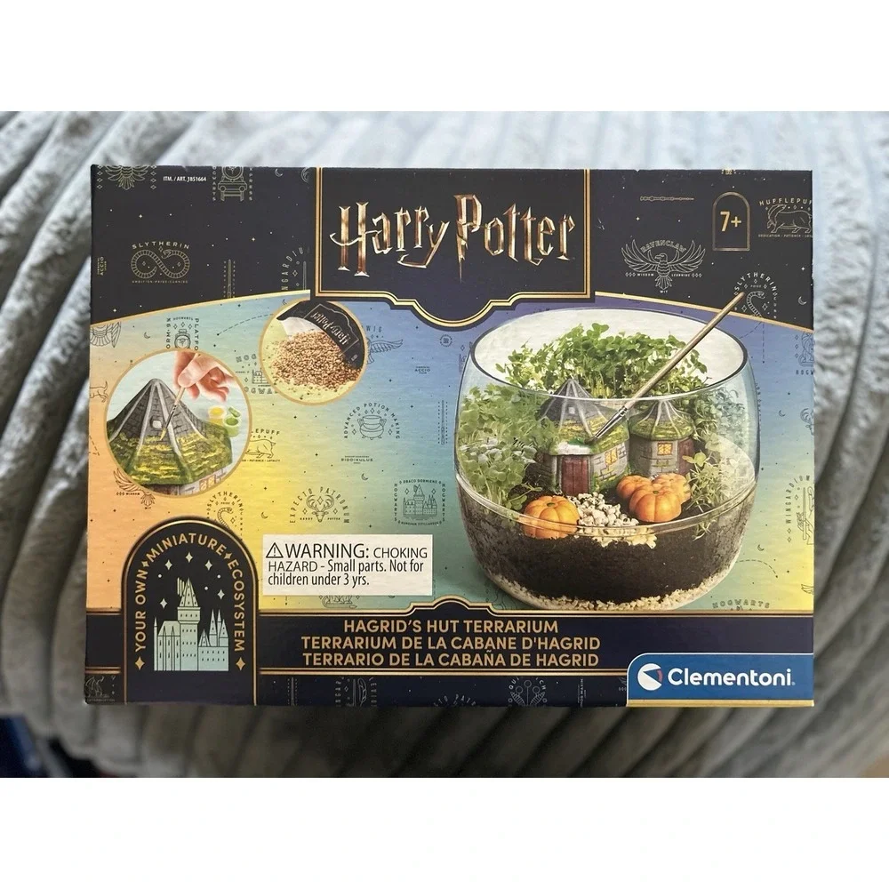 Hagrid's Hut Terrarium Wizarding World Harry Potter Clementoni 19248