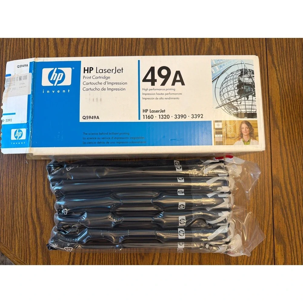 New Genuine HP LaserJet 1160 1160Le 1320 3390 3392 Toner Q5949a 49A