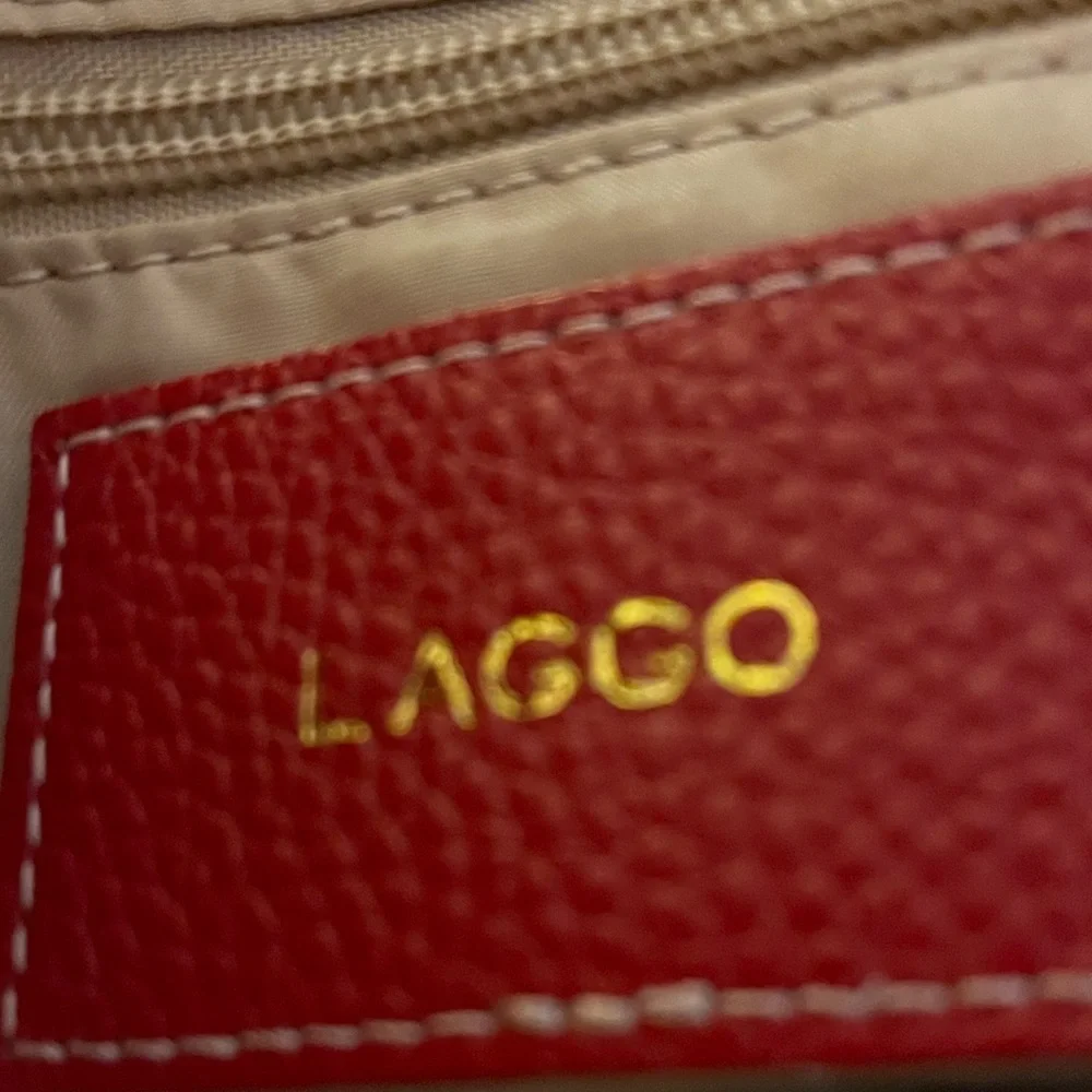 Laggo red leather