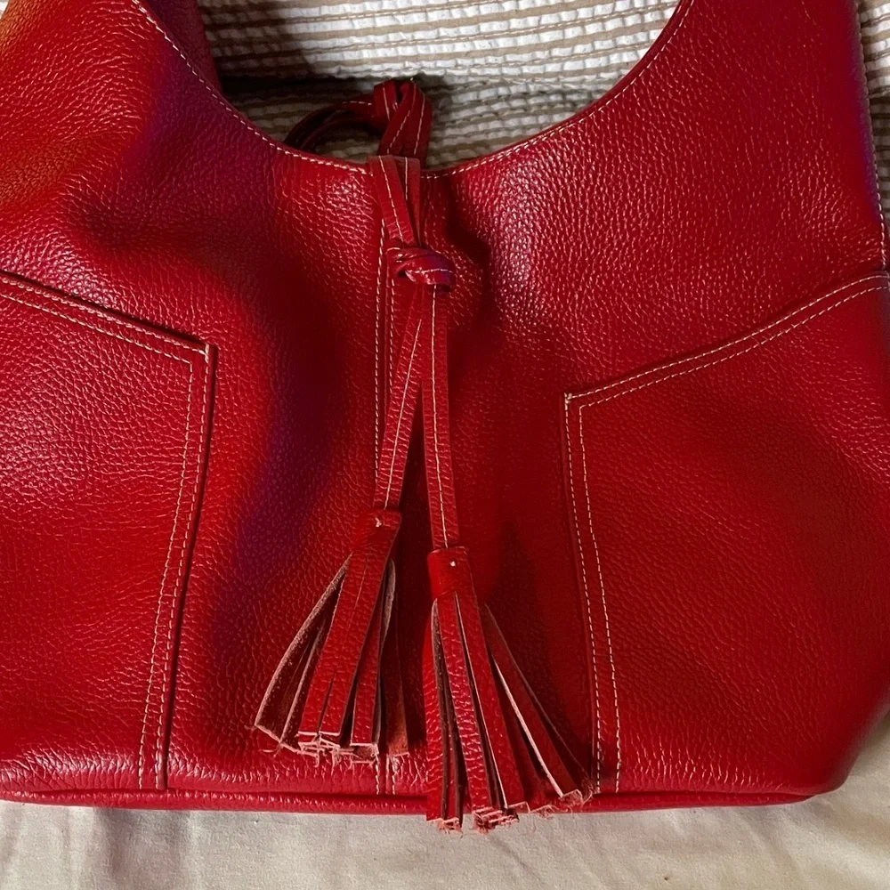 Laggo red leather