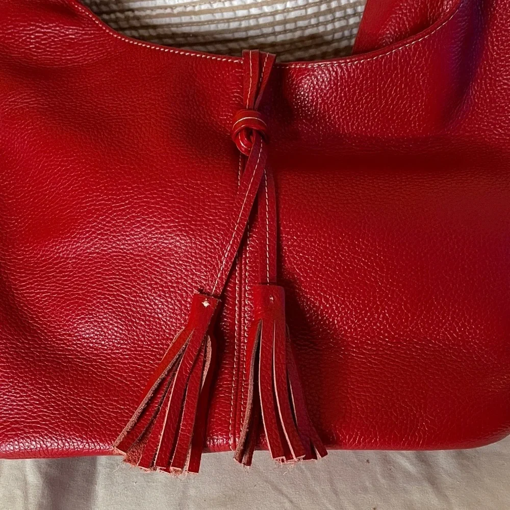Laggo red leather