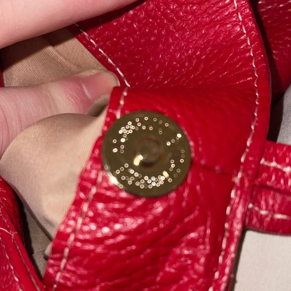 Laggo red leather