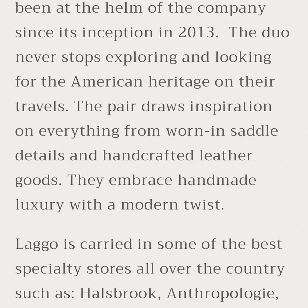 Laggo red leather