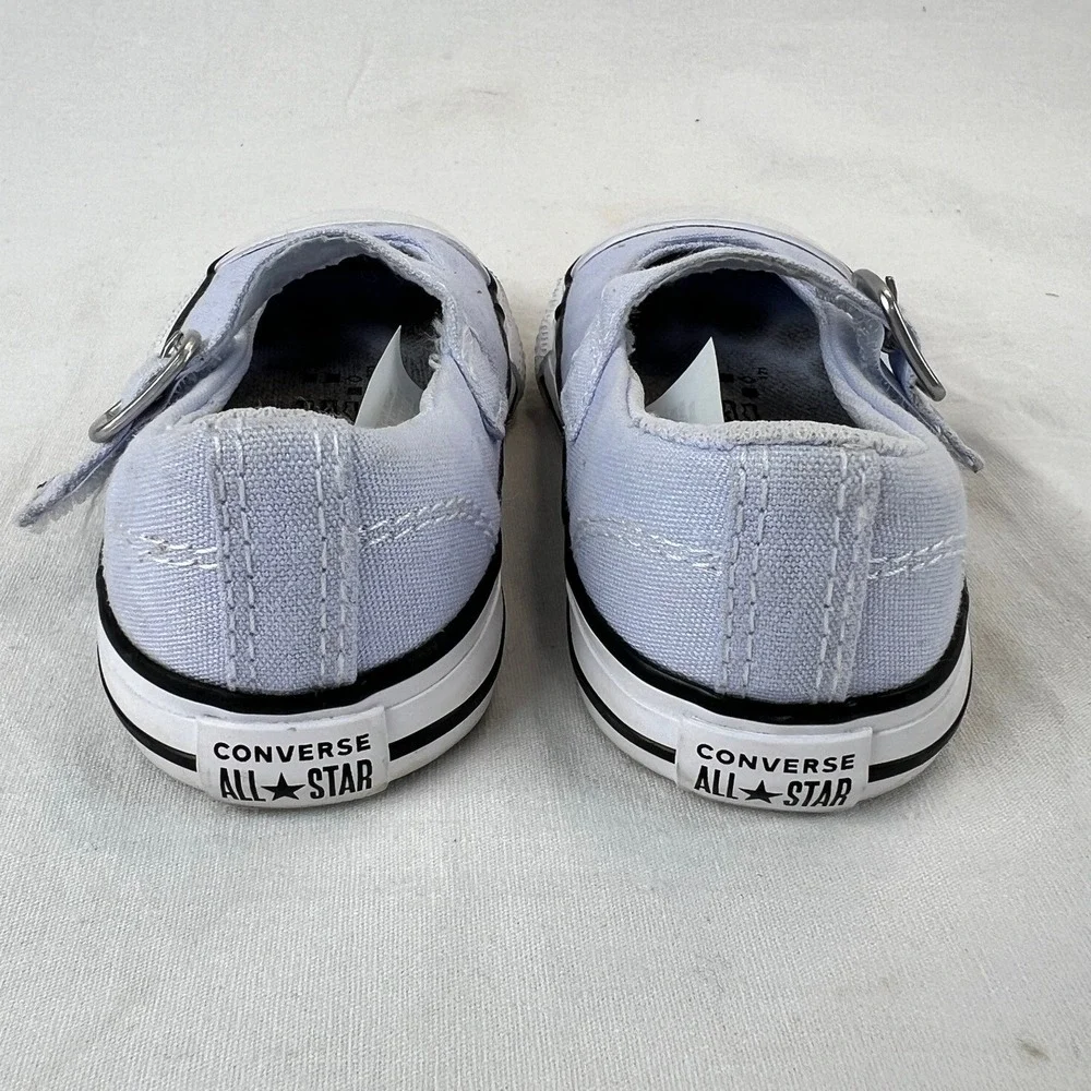 Converse All Star Mary Jane Toddler Infant Shoes Light Blue‎ Size 4