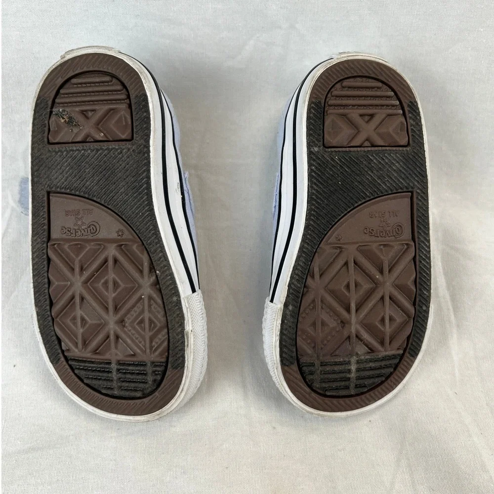 Converse All Star Mary Jane Toddler Infant Shoes Light Blue‎ Size 4