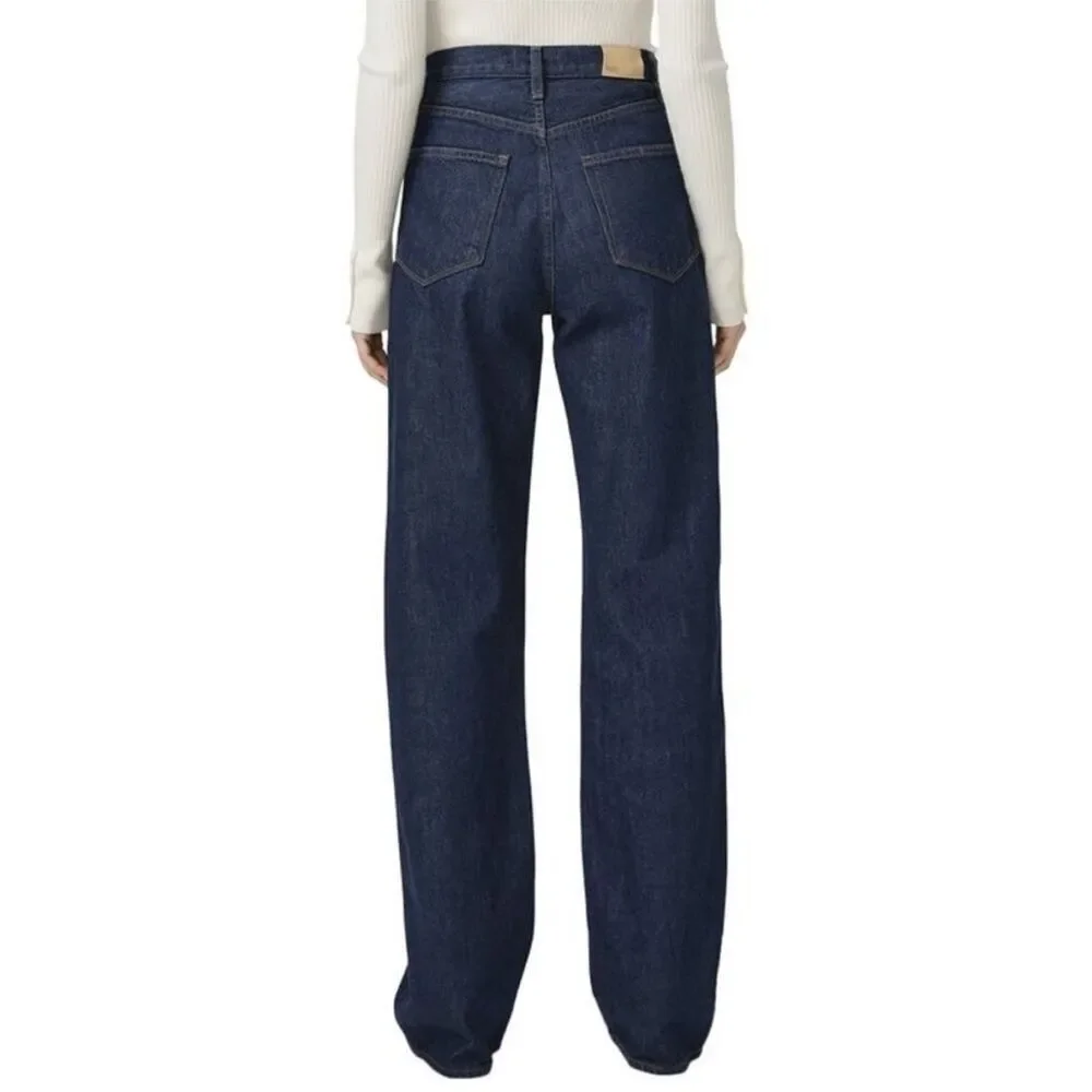 NWT PAIGE Sawyer Wide Leg 100% Cotton Jeans 29