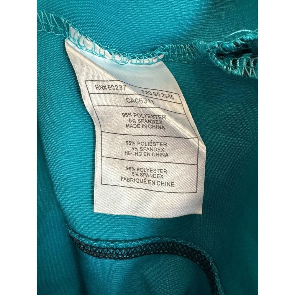 NEW Puma 1/2‎ Zip Hoodie Striped Shirt Teal & Black Girls Size Large