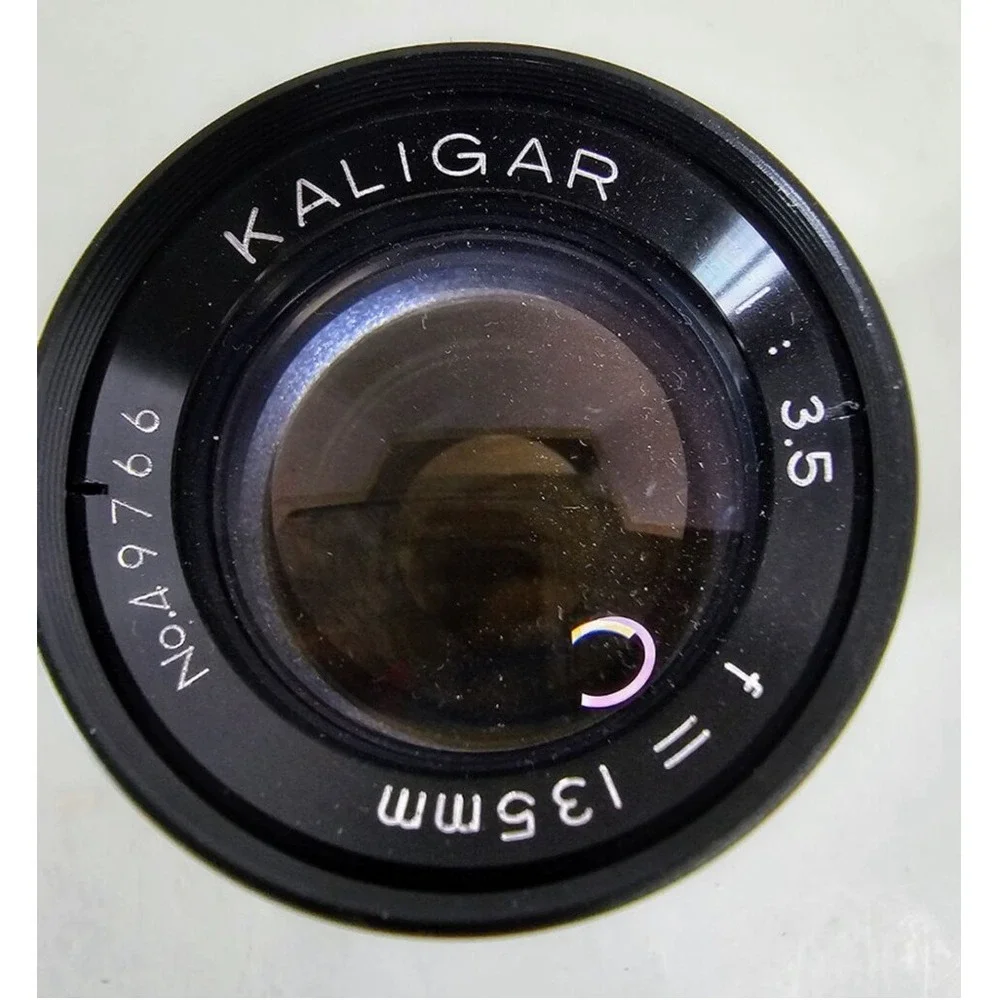 RARE VINTAGE Kaligar Camera Lens 135mm f/3.5 - Black UNTESTED‎
