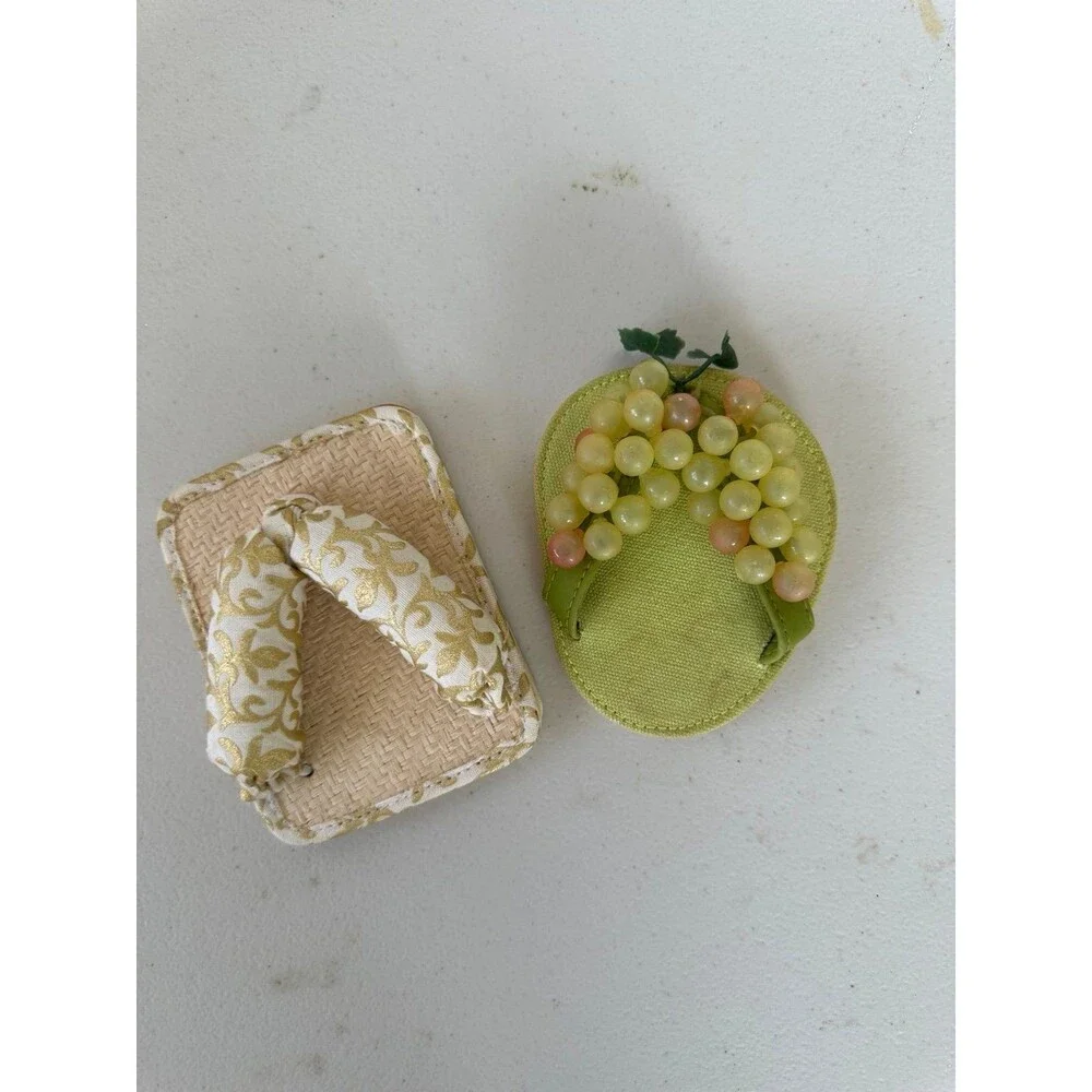 Carrie & Co. Drinkwear For The Foot Of Your Glass Wine Glass Flip Flop Coasters