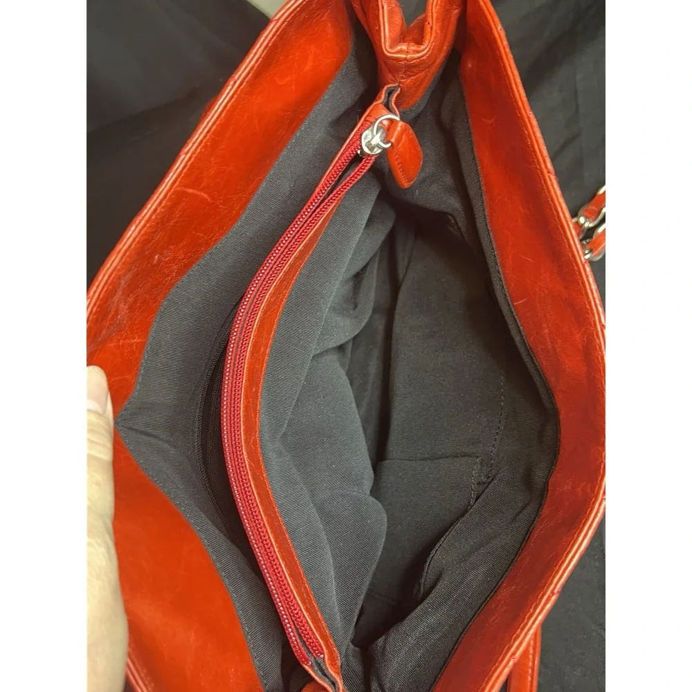 red faux