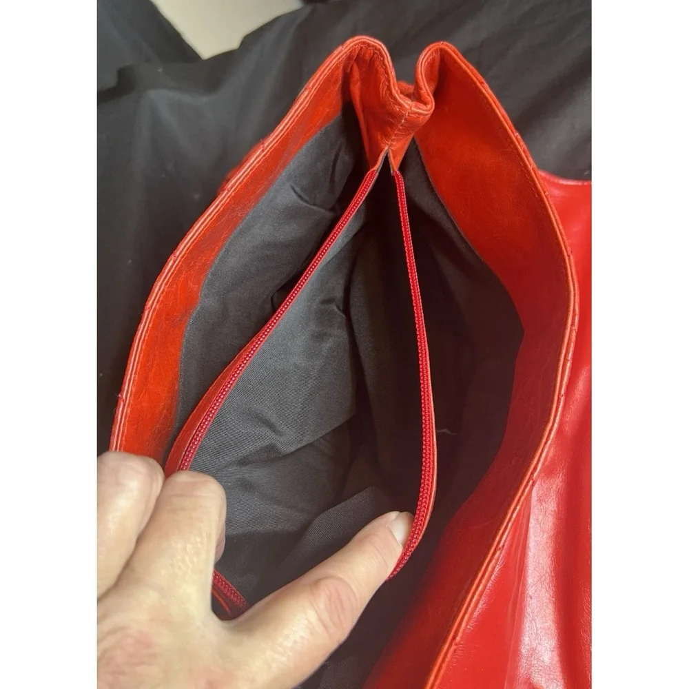 red faux