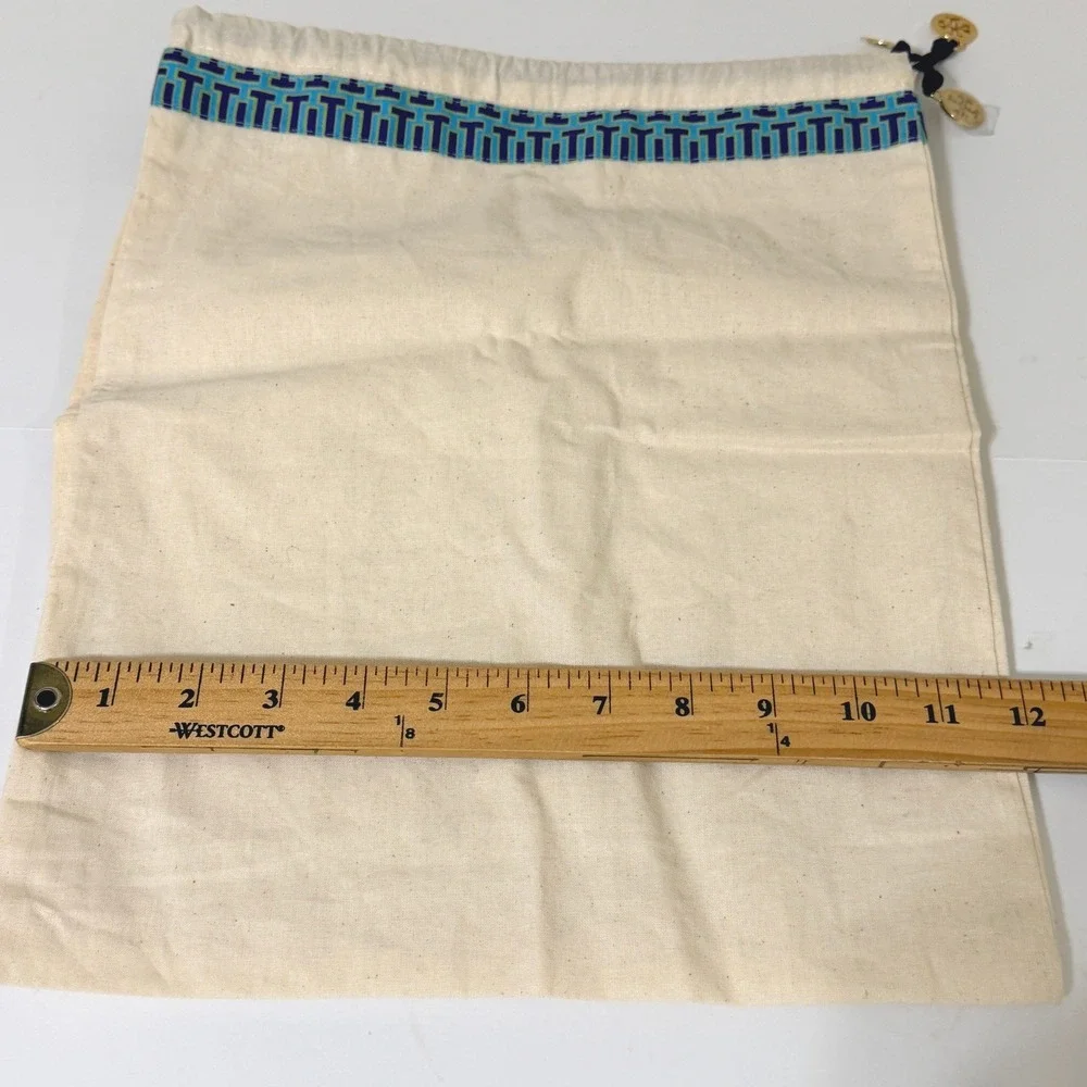 Tory Burch Ivory‎ Cotton Canvas Drawstring Dust Storage Bags 14