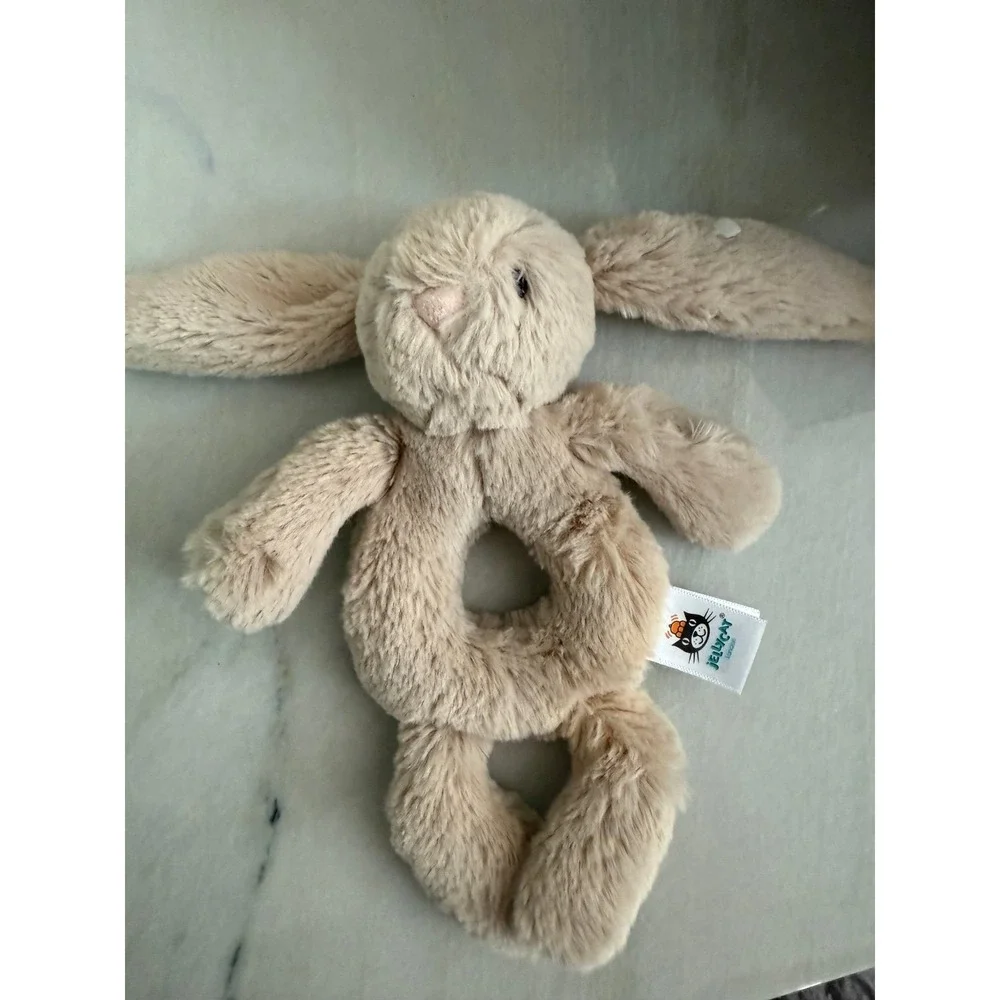 Jellycat jelly cats stuffed animal‎ bashful bunny rattle lovey Easter basket
