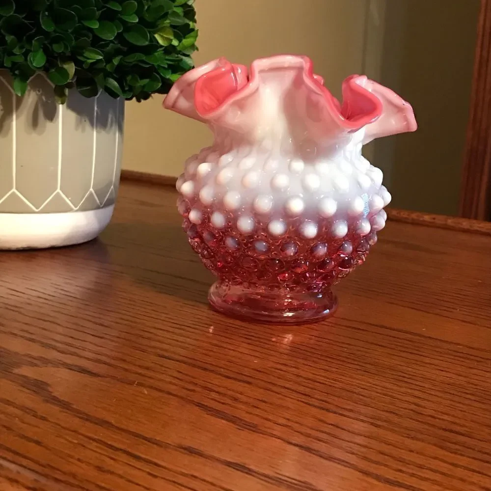 Fenton vintage cranberry