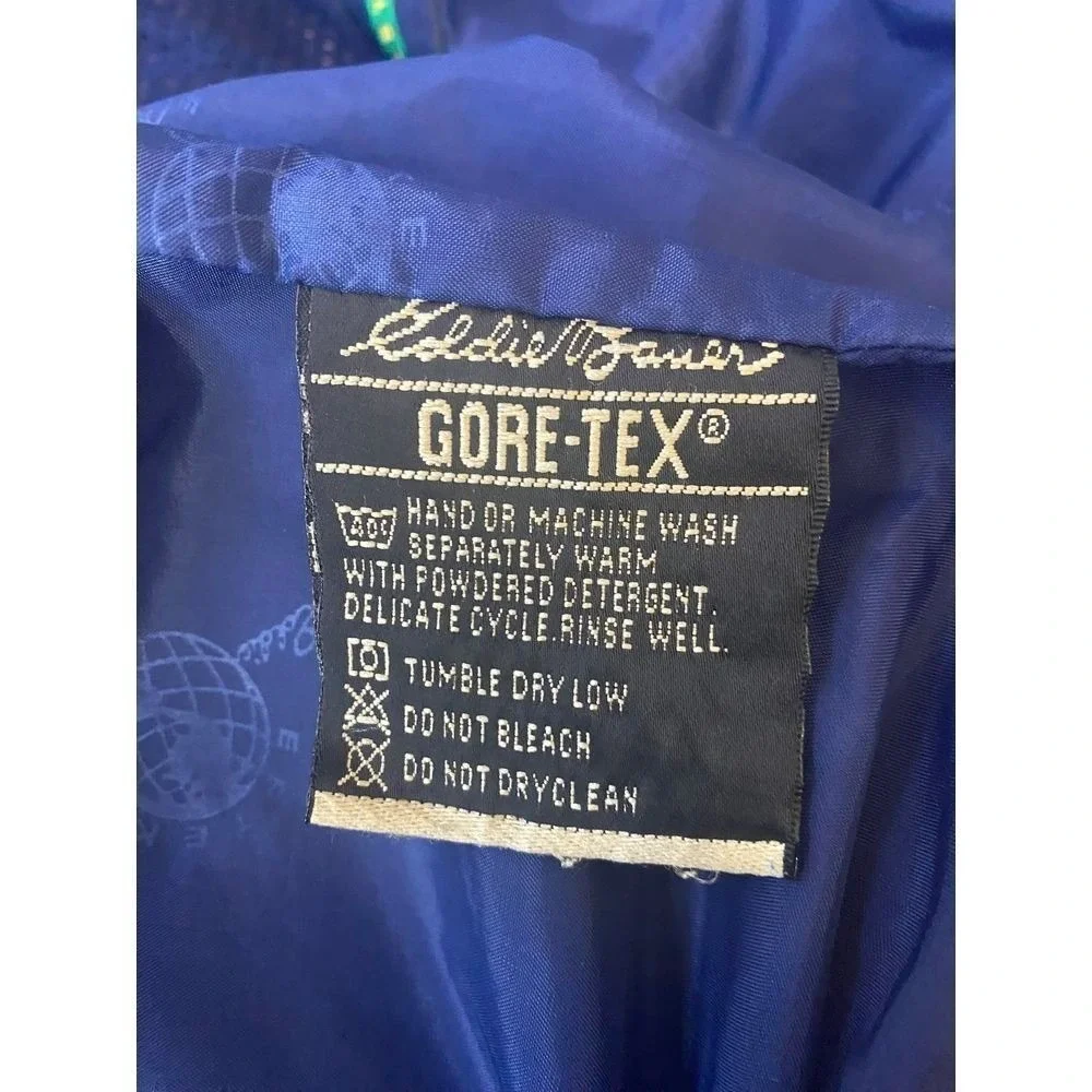 Vintage Eddie Bauer Ebtek Gore-Tex Men's Red/Blue Jacket‎ Size XL