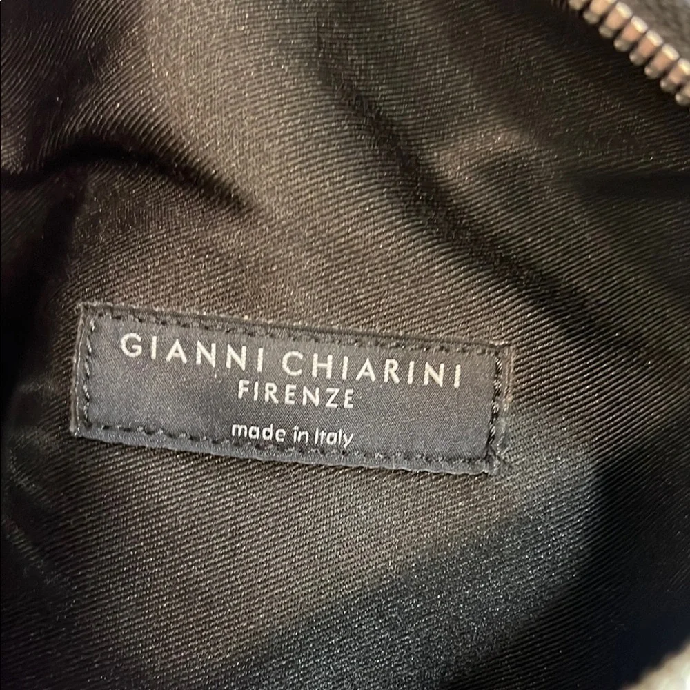 Gianni Chiarini Black Leather Small Crossbody Bag