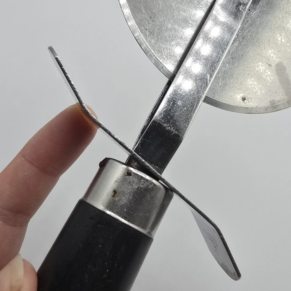 Pampered‎ Chef Pizza Cutter Stainless Steel Slicer Taiwan Retired NO COVER