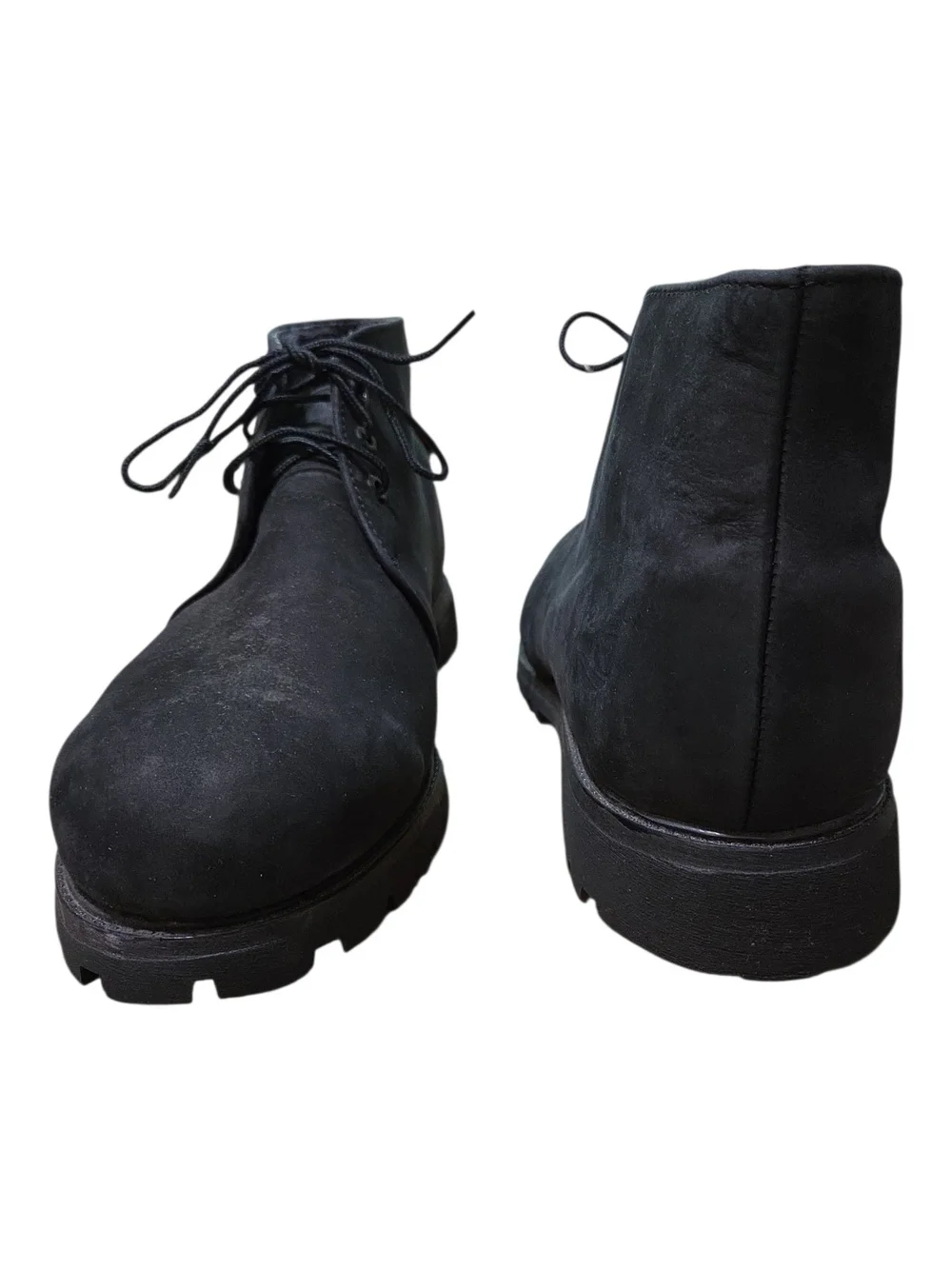 Timberland Mens Black Chukka Boot with Lug Sole Size 13W