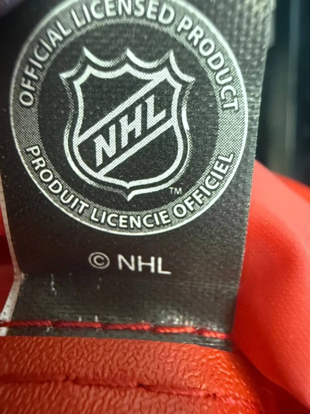 NHL bright red