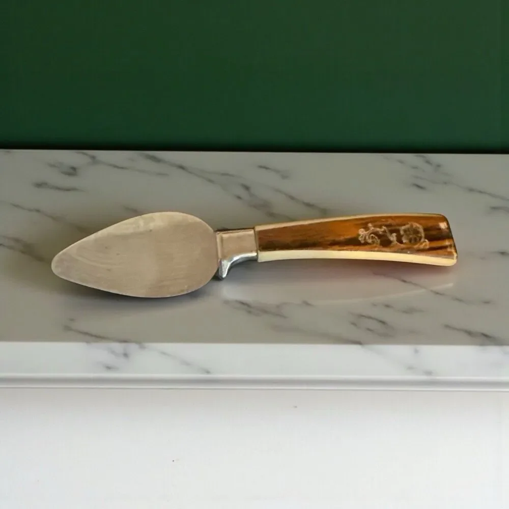 Vintage Cheese Spreader with Decorative Handle