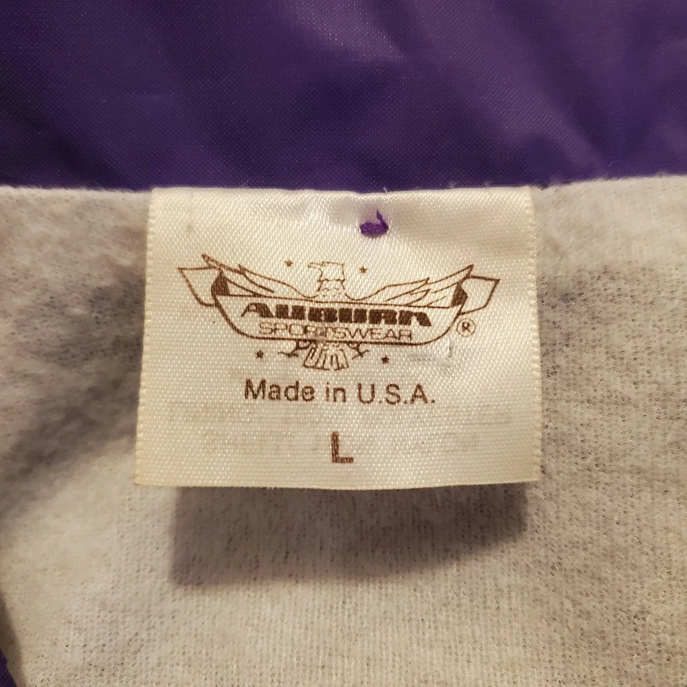 Vintage 90s Salty Dog‎ Surf Shop Jacket Adult Large Purple Daytona 1995