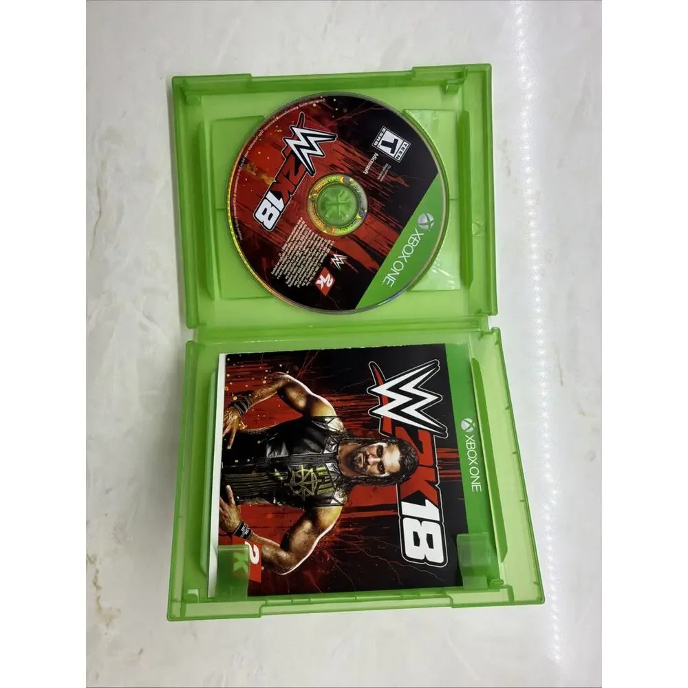 WWE 2K18 (Microsoft Xbox One, 2017) Tested Working Complete CIB