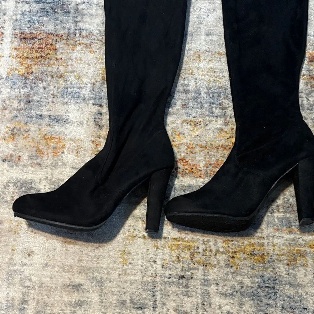 Chic Black Over-the-Knee Boots