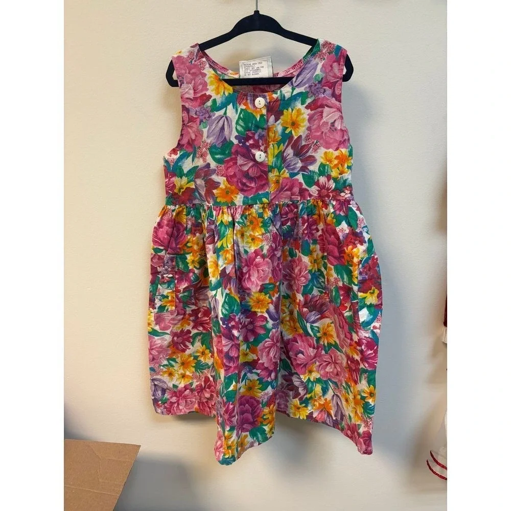 Kokum Kids Dress Flower Dress Size 6