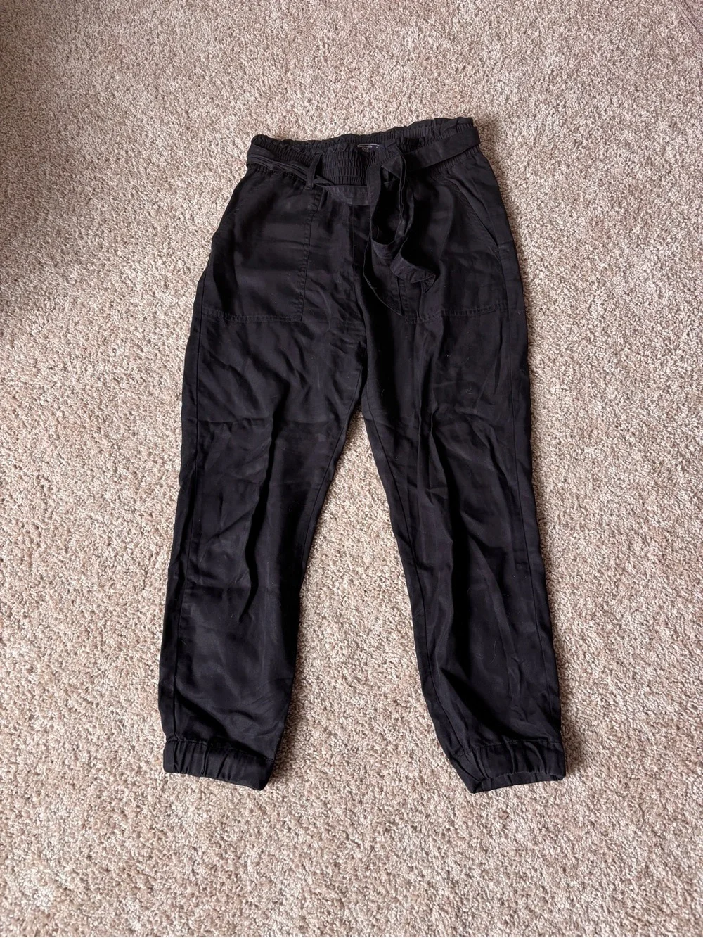 Abercrombie Tie Waist Joggers Sz Small Regular
