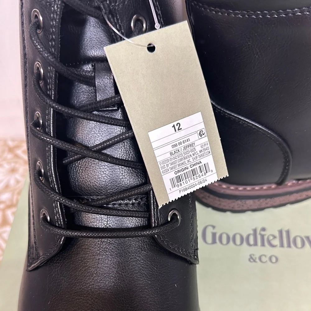 Goodfellow & Co Black Leather Ankle Boots