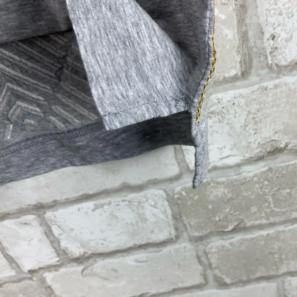 J. Crew Embroidered Herringbone Tee Size XS