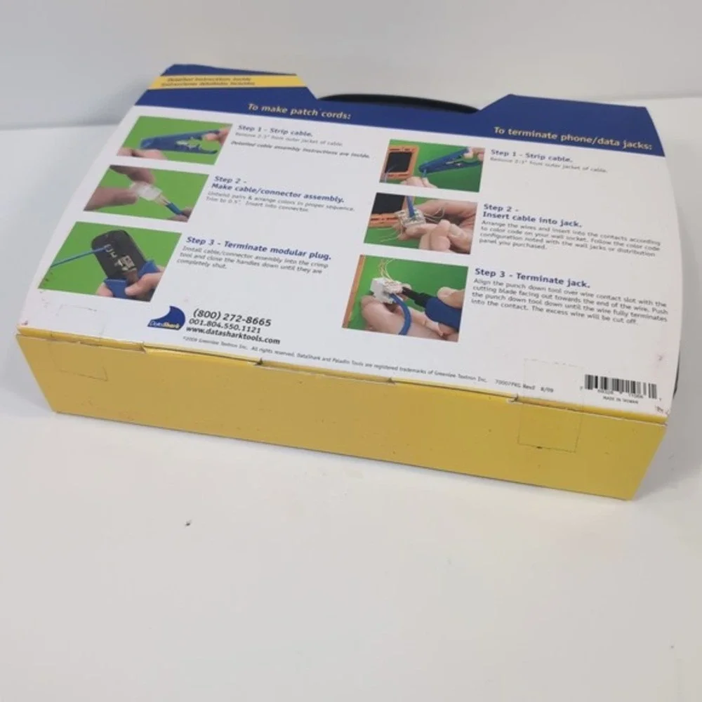DataShark Network Tool Kit With Case PA 70007 Data Shark Cabling‎ Networking