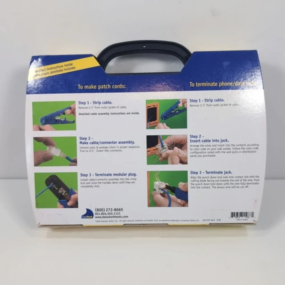 DataShark Network Tool Kit With Case PA 70007 Data Shark Cabling‎ Networking