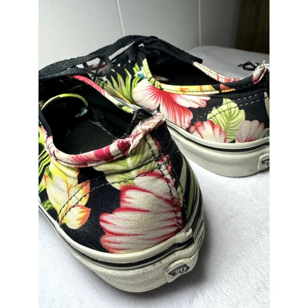 Vans Hawaiian Floral Sneakers Women's Size 7.0