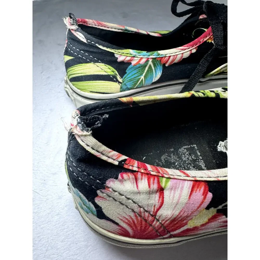 Vans Hawaiian Floral Sneakers Women's Size 7.0