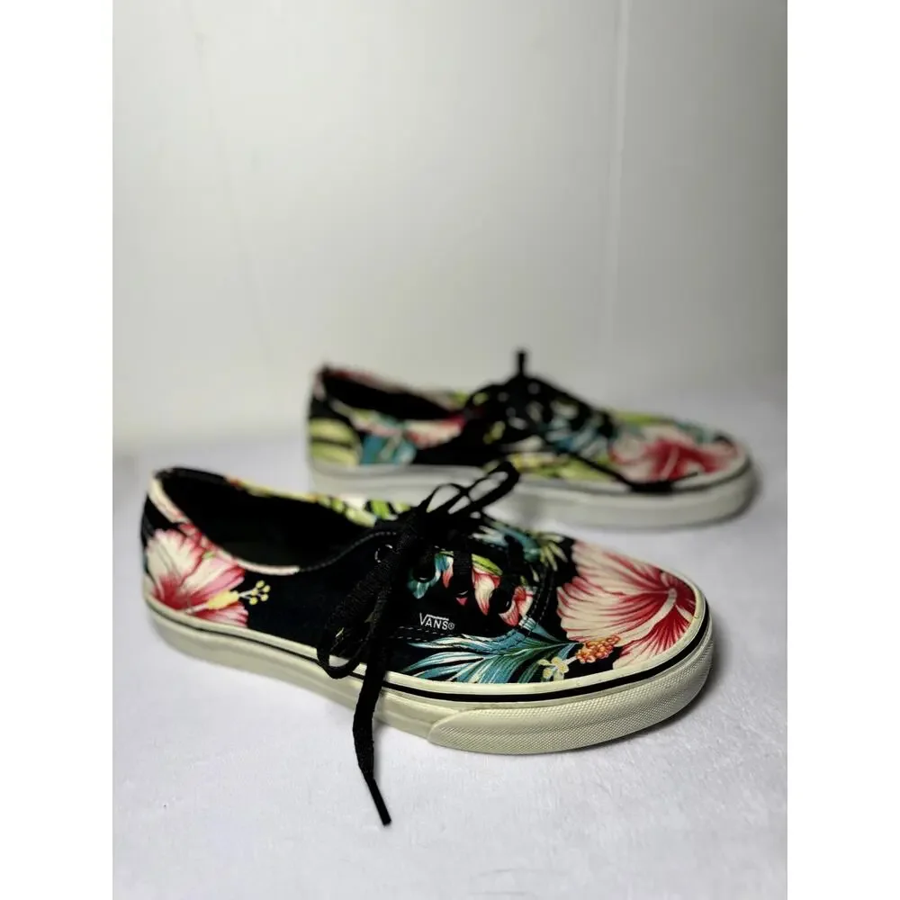 Vans Hawaiian Floral Sneakers Women's Size 7.0