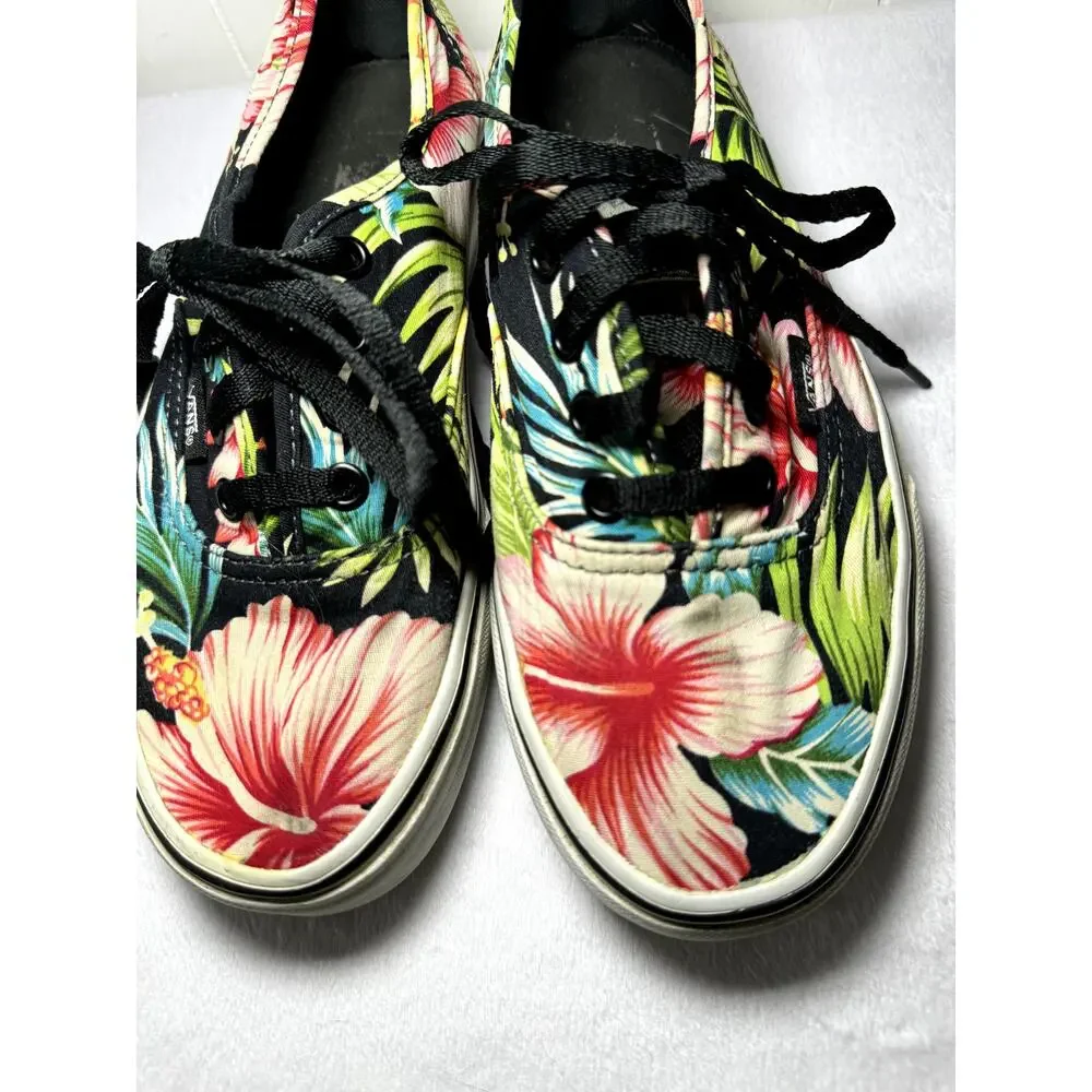 Vans Hawaiian Floral Sneakers Women's Size 7.0