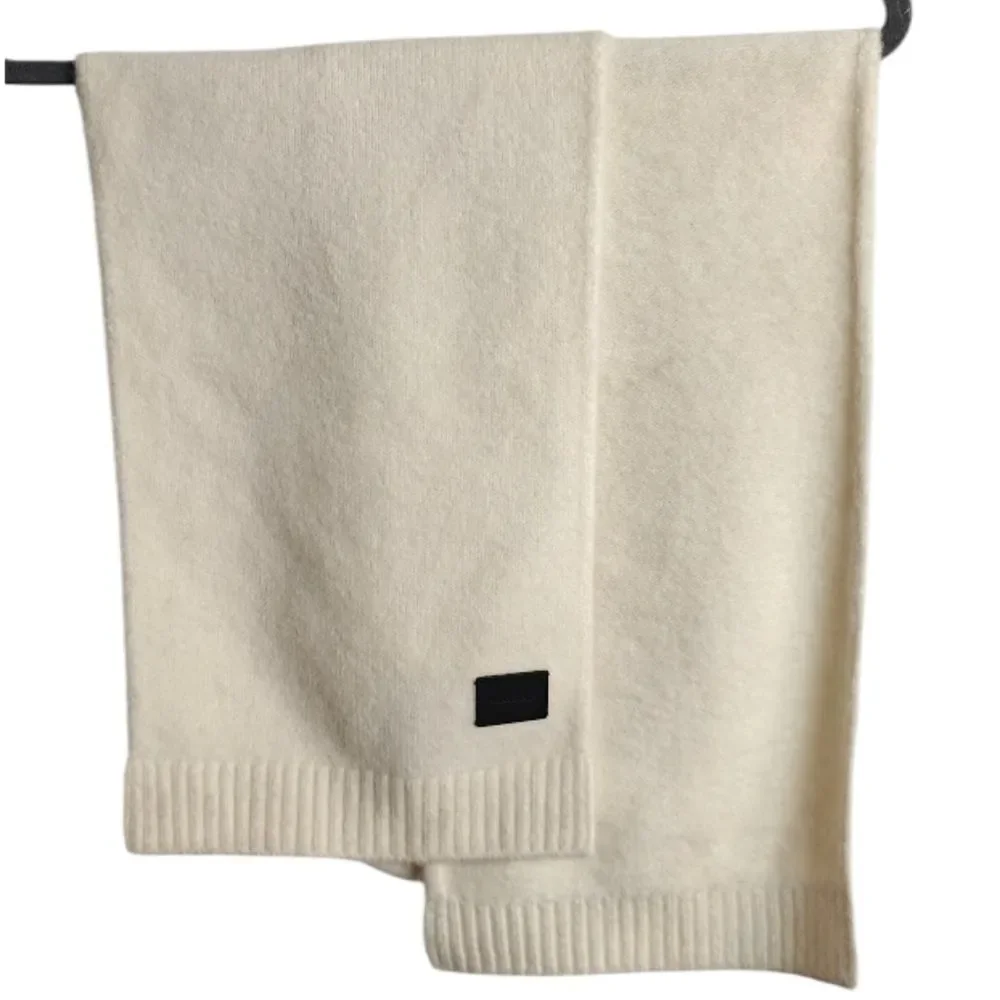 All Saints Cream Scarf
