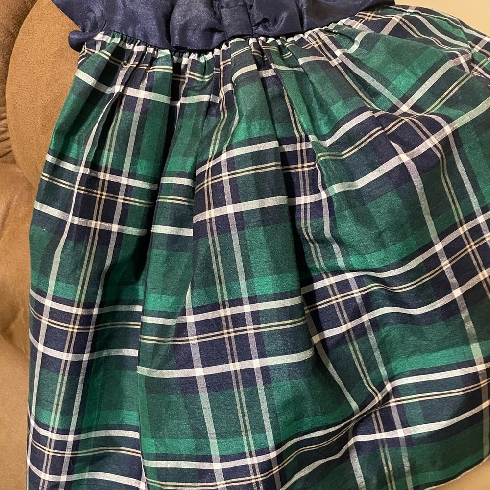 🦚3/$15🦚Gymboree Plaid Green Dress Size18-24Months