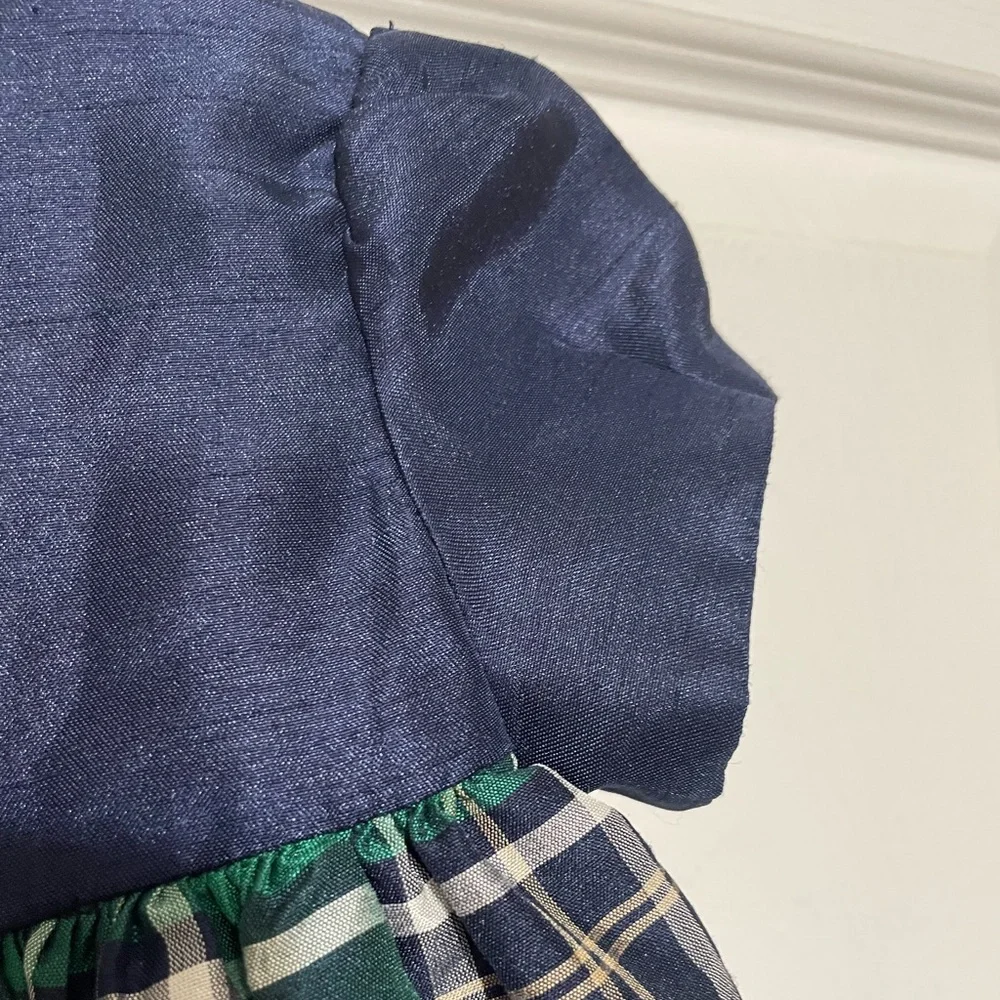 🦚3/$15🦚Gymboree Plaid Green Dress Size18-24Months