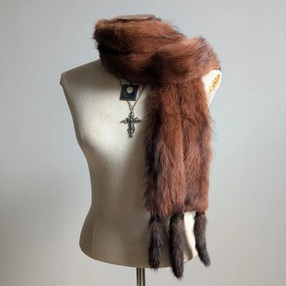 Vintage orange fur