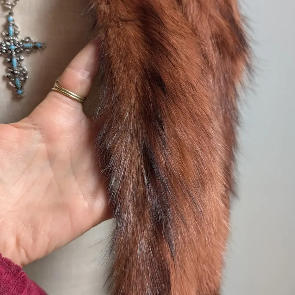 Vintage orange fur